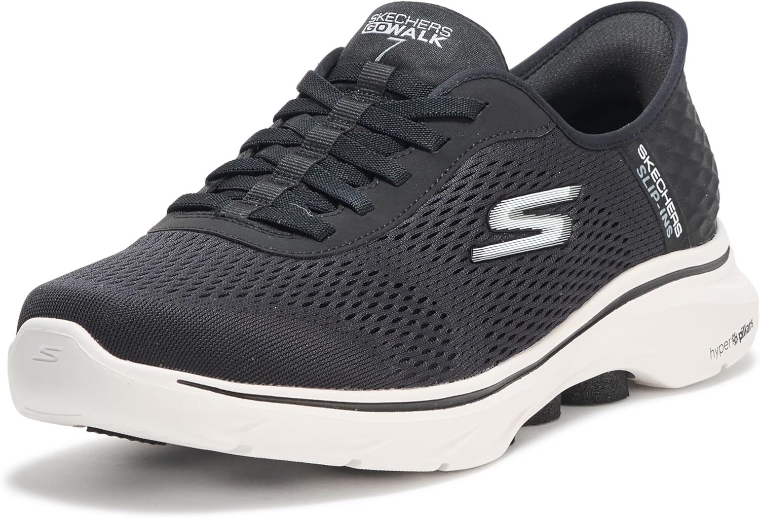 

Мужские кроссовки Skechers Hands Free Slip-ins Go Walk 7 - Free Hand 2, белый/черный