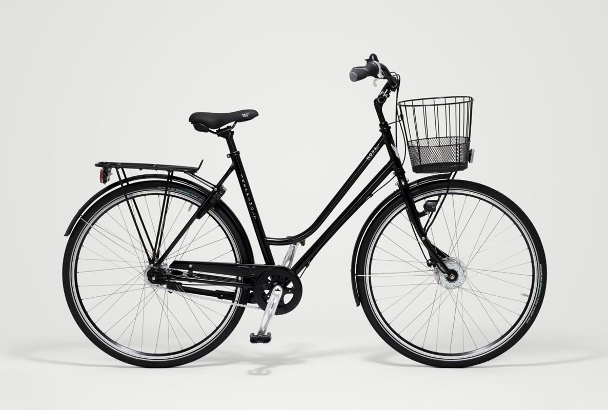 

Женский велосипед Skeppshult Nova Premium 7-скоростной с корзиной Mirror black