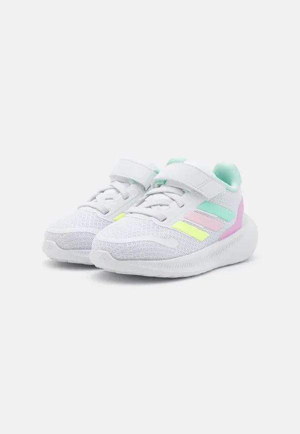 Кроссовки для бега Adidas Performance Runfalcon 5 el i road, белый/мятный/розовый — фото 2