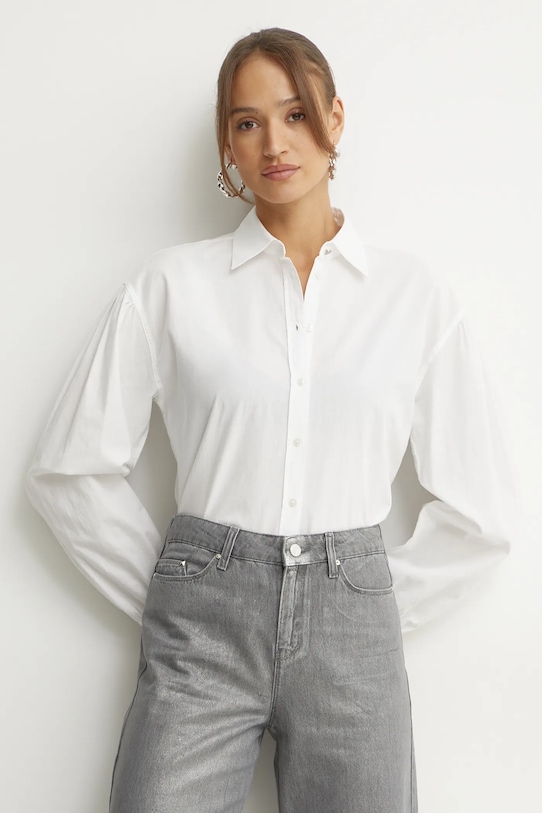 

Хлопковая рубашка Boss Orange, белый