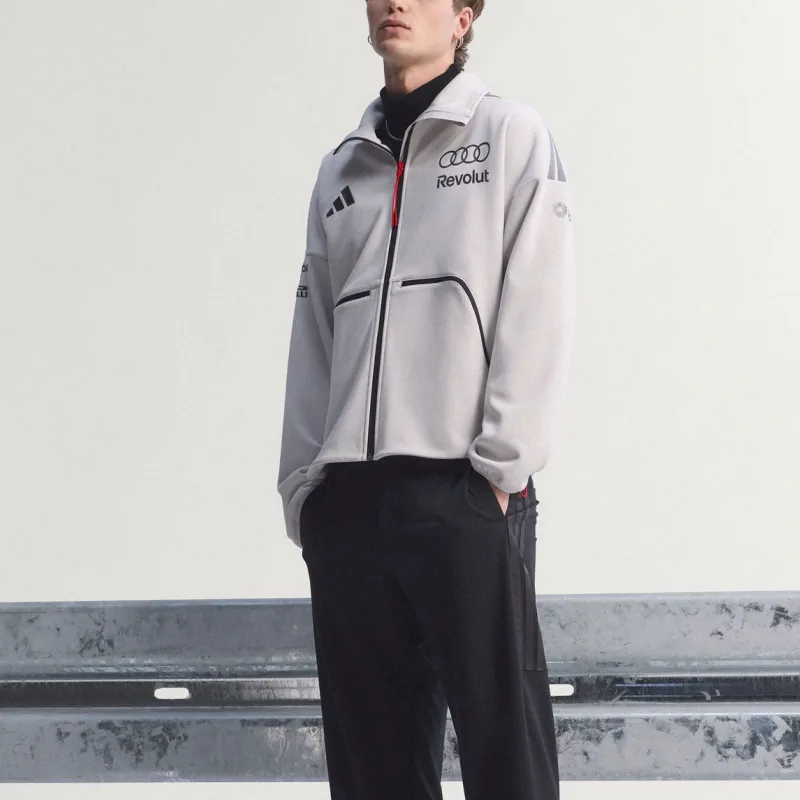 Куртка Audi CLIMAWARM мужская Adidas, Mica Pink Gray/Bright Metal Iron Gray — фото 3