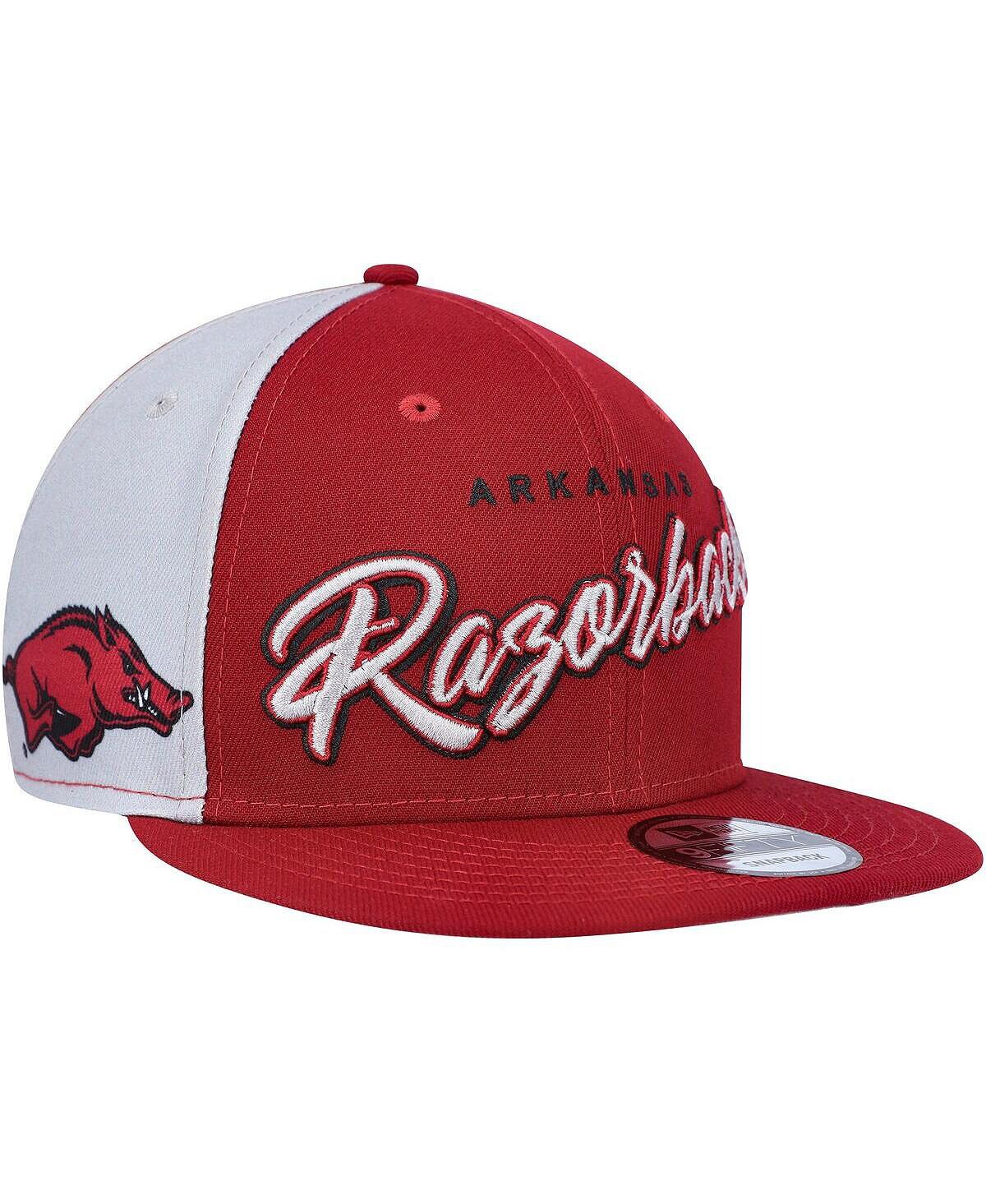 

Мужская кепка Cardinal Arkansas Razorbacks Outright 9FIFTY Snapback New Era