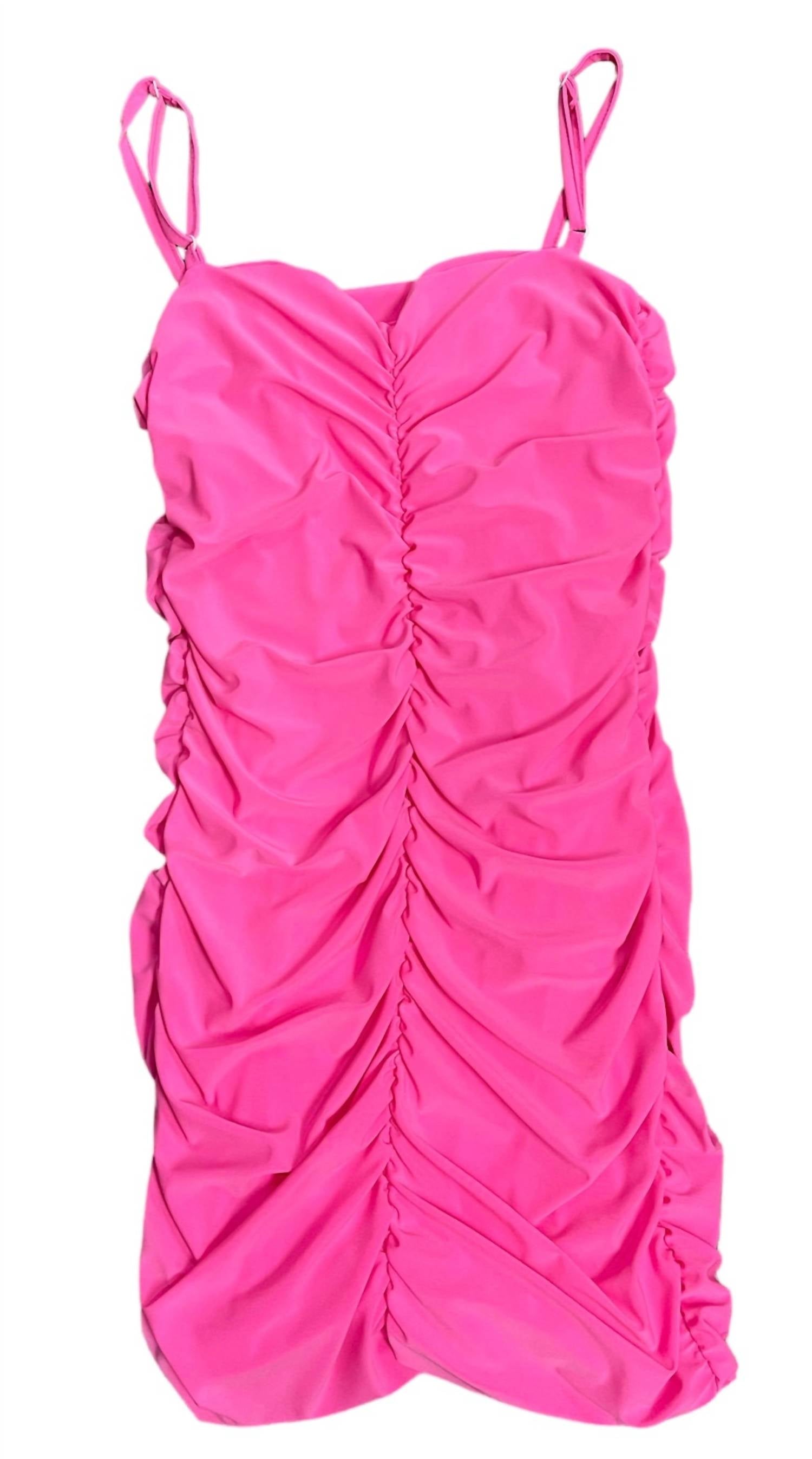 

Платье-футляр в ярко-розовом цвете Cheryl Creations