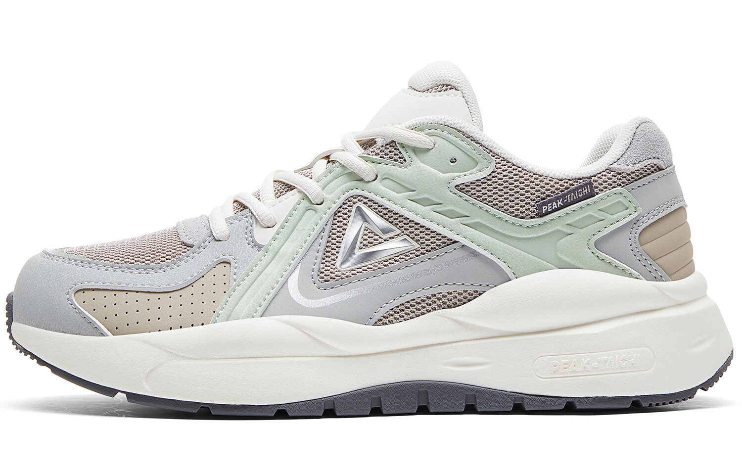 

Кроссовки PEAK Lifestyle Shoes Women's Low-top Light Grey/green, зеленый