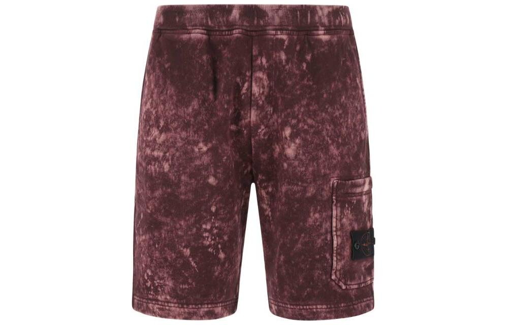 

Повседневные шорты мужские красно-коричневые Stone Island, коричневый