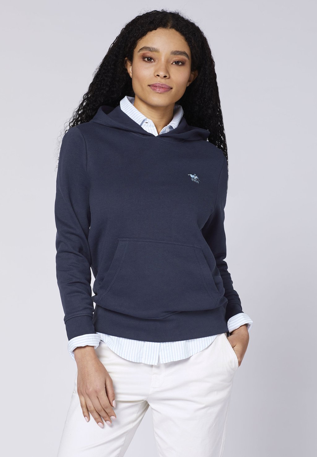 

Толстовка MIT LOGO - Hoodie Polo Sylt, темно-синий