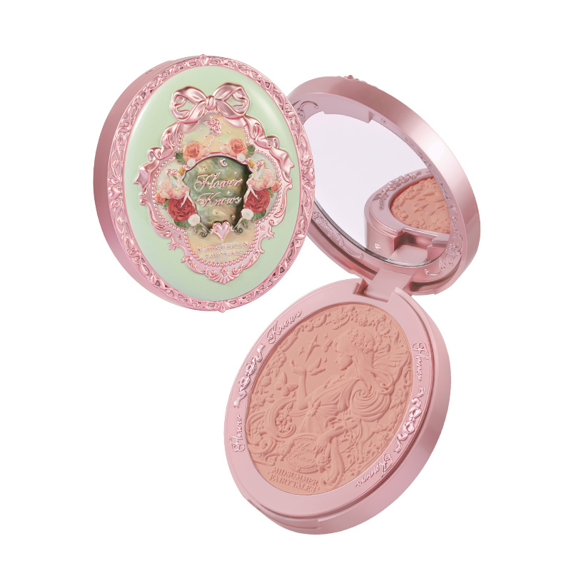 

FlowerKnows Midsummer Night's Collection румяна Cashmere Embossed оттенок Evening Skin Tone Flower Knows