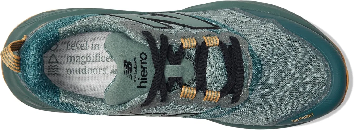 Мужские кроссовки для трейлраннинга New Balance Fresh Foam X Hierro V9, Dark Juniper Black Dried Apricot — фото 3
