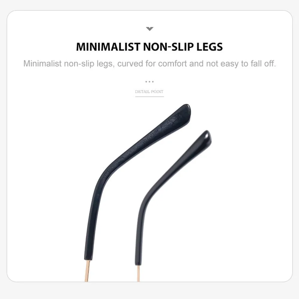 

Женские солнцезащитные очки овальной формы в маленькой оправе. Мужские солнцезащитные очки в стиле панк высокого класса с защитой от солнца TYUVIVO, Black