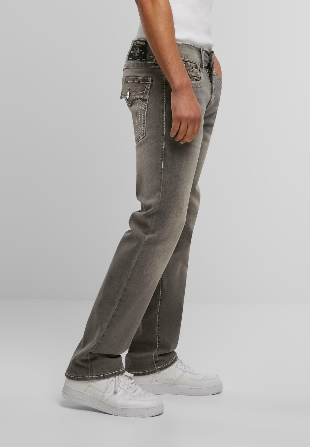 true religion Ricky Big T Flap サイズ33 Джинсы облегающего кроя RICKY BIG T FLAP True Religion, серый