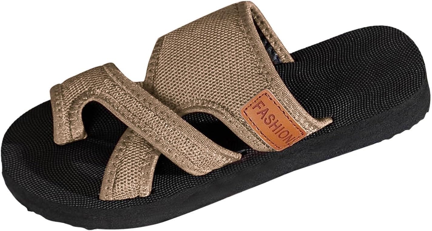 

Женские сандалии с милым стильным дизайном, с кольцом на пальце, открытым носком, накулачные сандалии, повседневные летние сандалии для улицы и путешествий, с плоской подошвой, удобные сетчатые тапочки для ходьбы, модная обувь Kvotuu, хаки