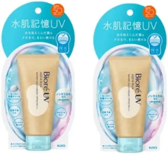 Набор для ухода за кожей UV Water Hold Cream от Biore, 2 шт