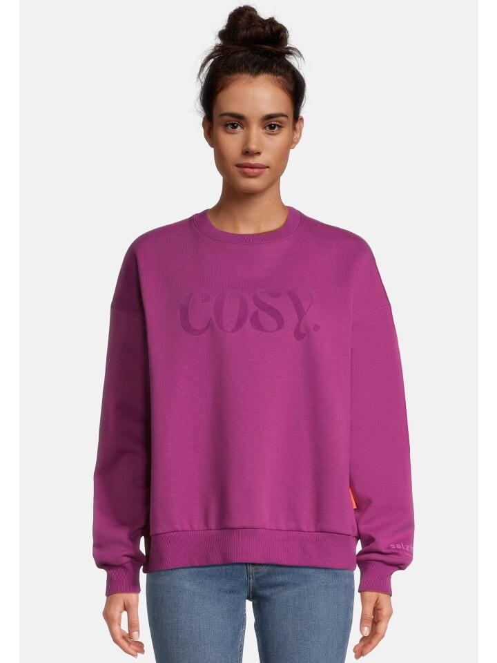 

Толстовка Salzhaut Sweatshirt SAACHT, цвет Plum