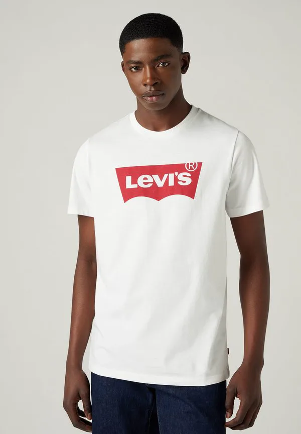 Стандартная фирменная футболка с принтом Levi'S, Graphic White
