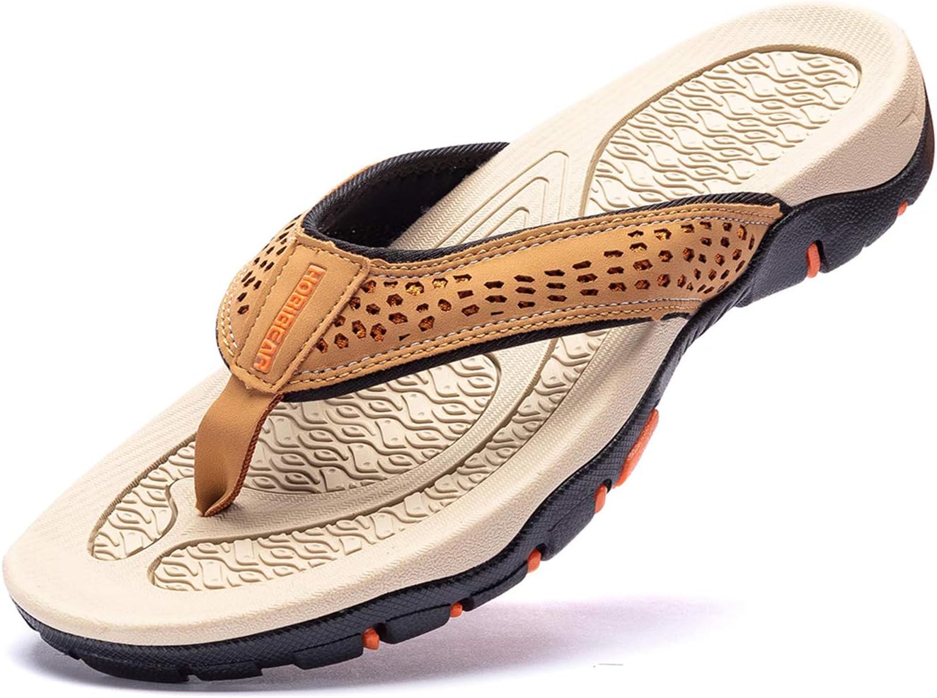 

Мужские спортивные шлепанцы GUBARUN, удобные повседневные сандалии с ремешком для улицы, хаки