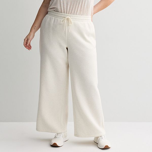 

Плюс сайз широкие спортивные штаны Tek Gear, Lt Oat Heather