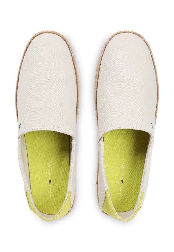 Вышитый флаг холст эспадрильи эспадрильи Tommy Hilfiger, Classic Beige — фото 4