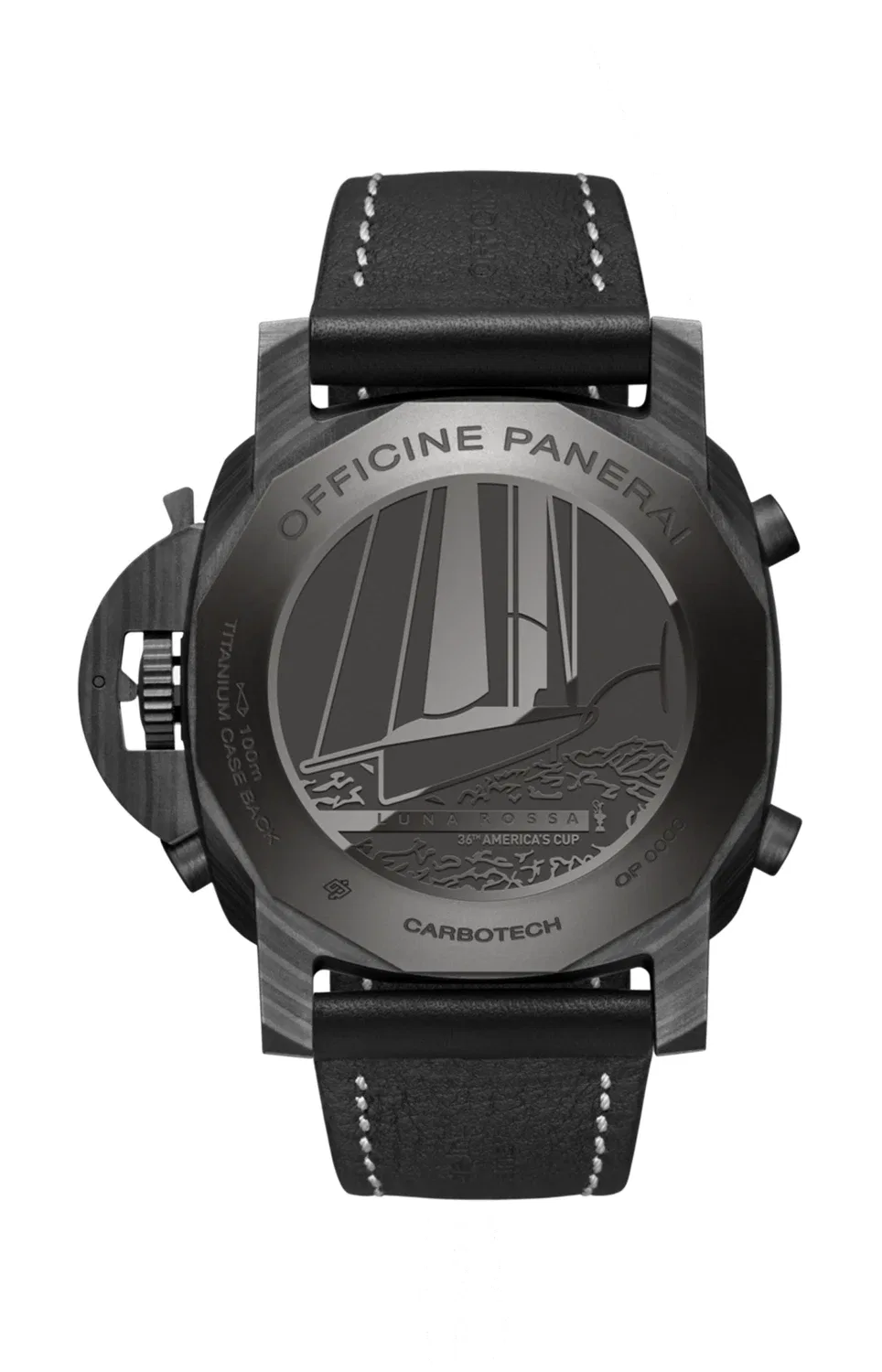 ЛЮМИНОР ЛУНА РОССА РЕГАТА 47 ММ - PAM01038 PANERAI, серебряный — фото 2