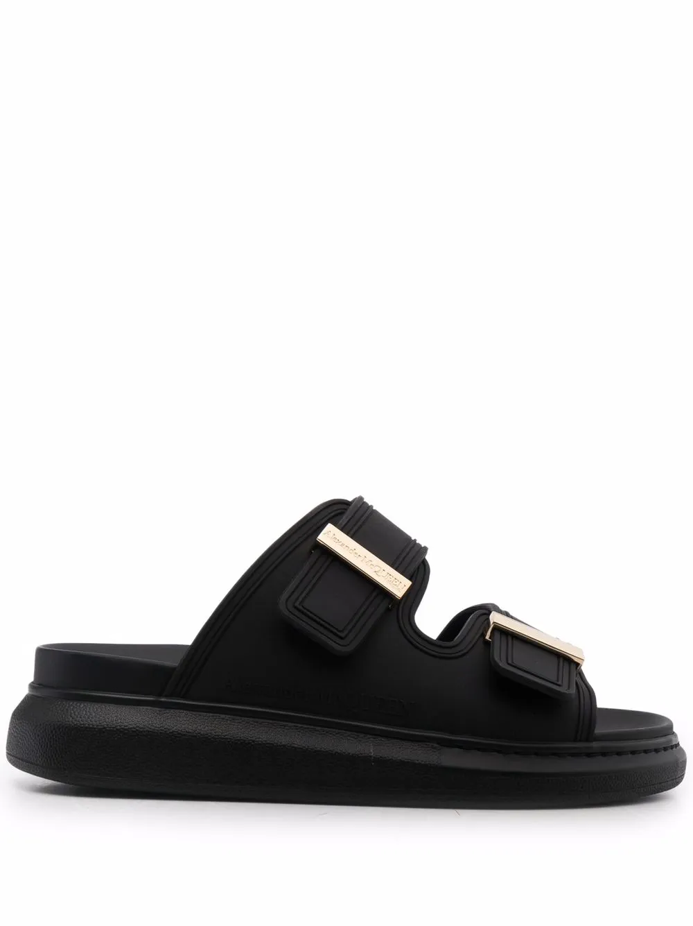 Сандалии Hybrid на платформе Alexander McQueen, черный