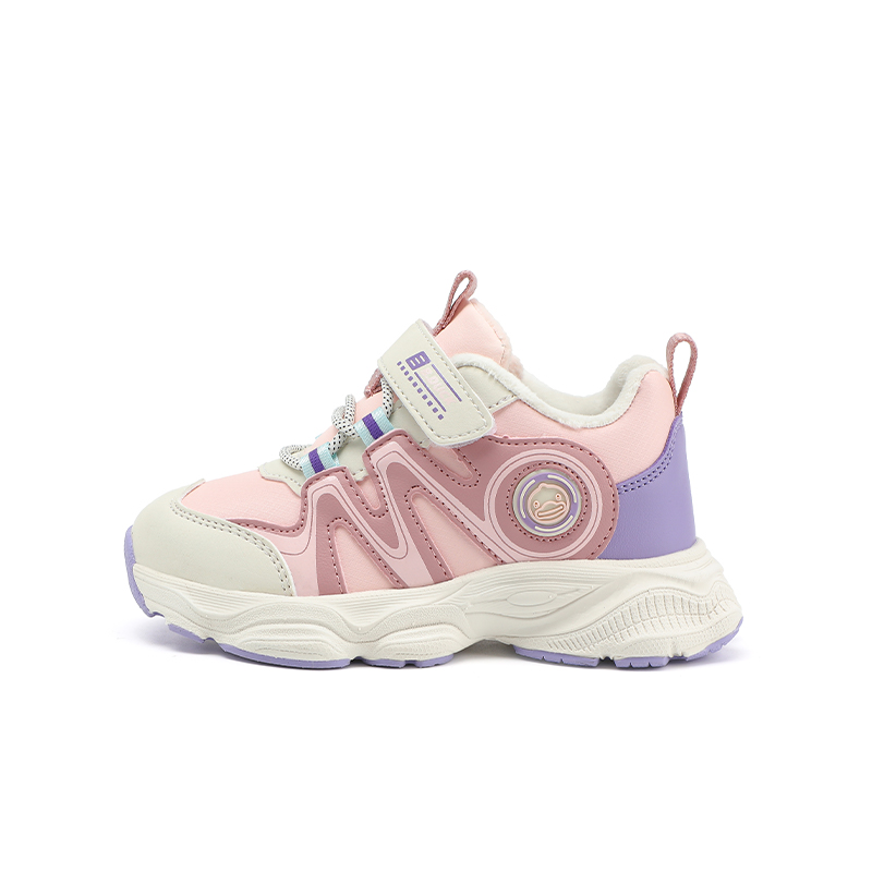 

B.Duck Желтые утиные легкие амортизирующие утепленные низкие детские повседневные кроссовки для детей 3-7 лет