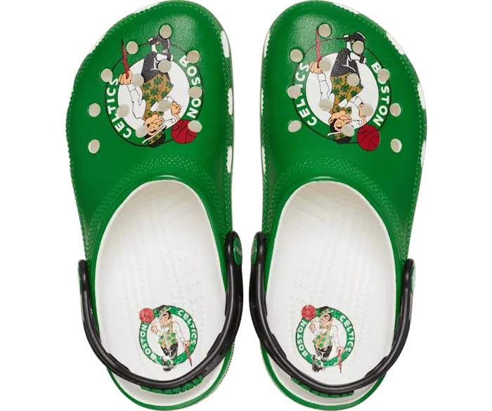 Сабо NBA Boston Celtics Cls Crocs женские, цвет White — фото 3