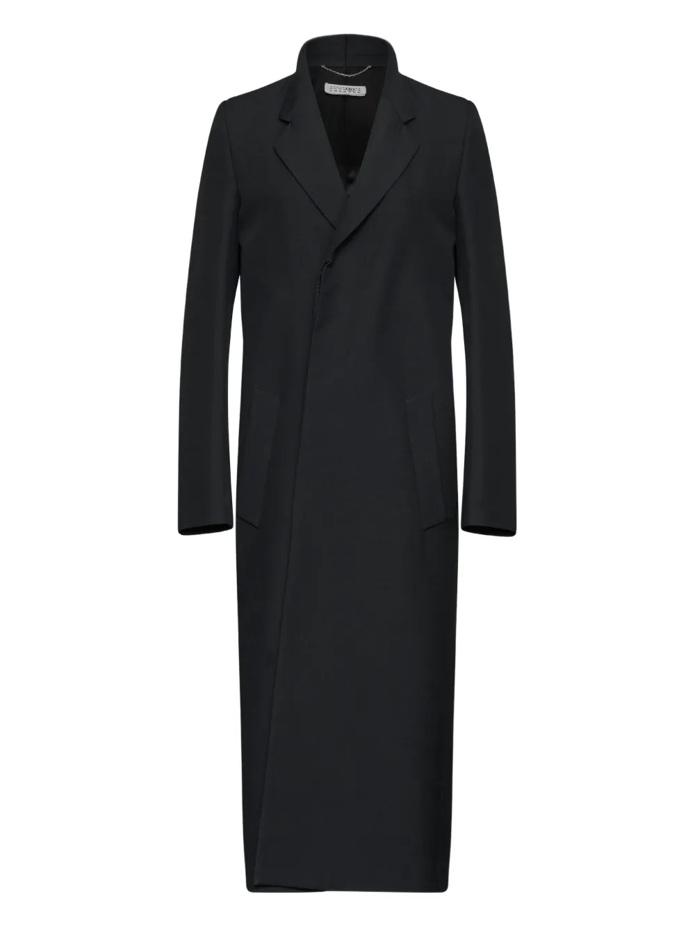 

Пальто строгого кроя MM6 Maison Margiela, черный