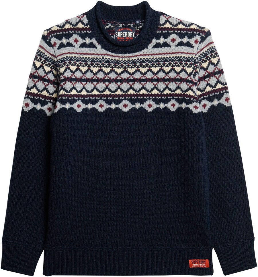 

Свитер Superdry, темно-синий