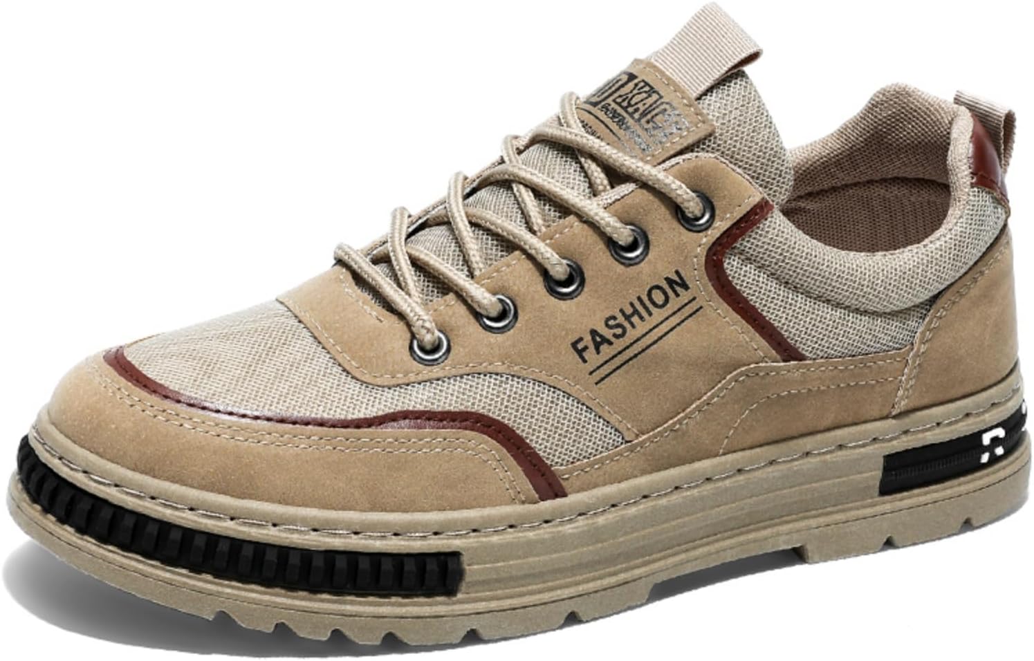 

Мужские модные кроссовки на платформе с шнуровкой, с круглым носком, низкие, нескользящие, повседневные массивные обувь для спортзала, спорта, тенниса, бега, пробежек и прогулок Aokisx