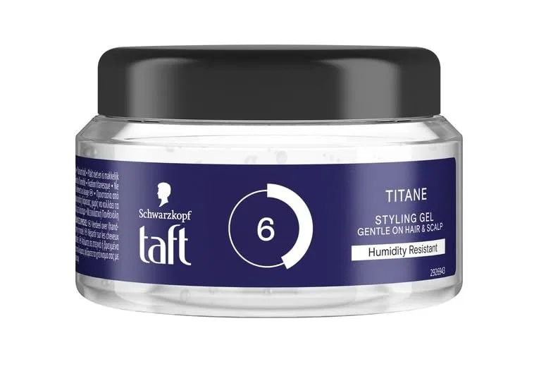 Набор из 6 гелей для укладки Taft Power Gel Titanium от Schwarzkopf, 250 мл Taft