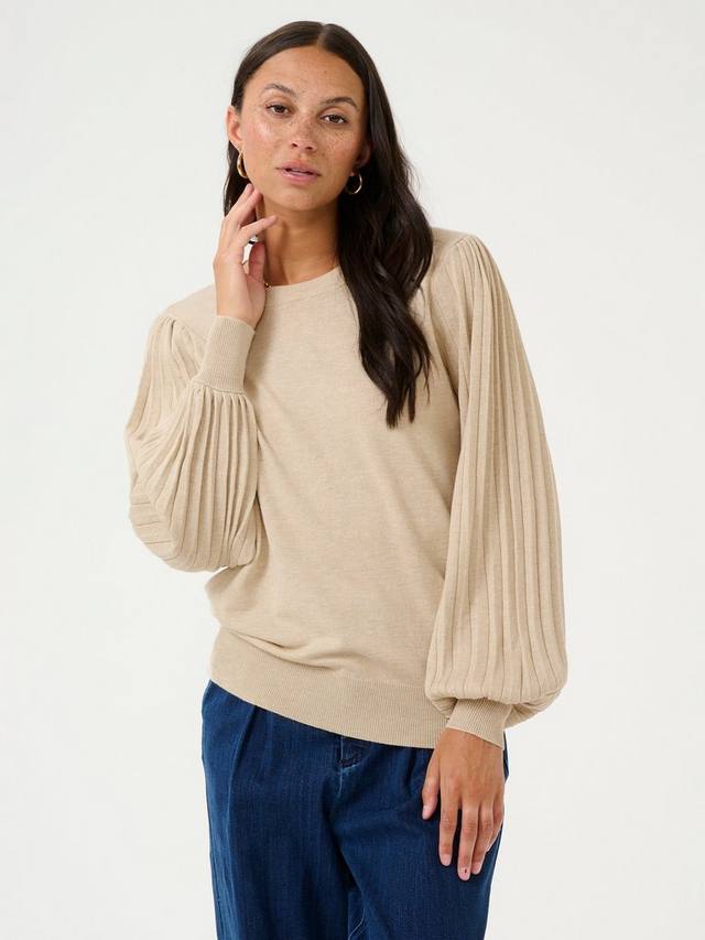 

Одинокий вязаный топ KAFFE, цвет Feather Grey Melange