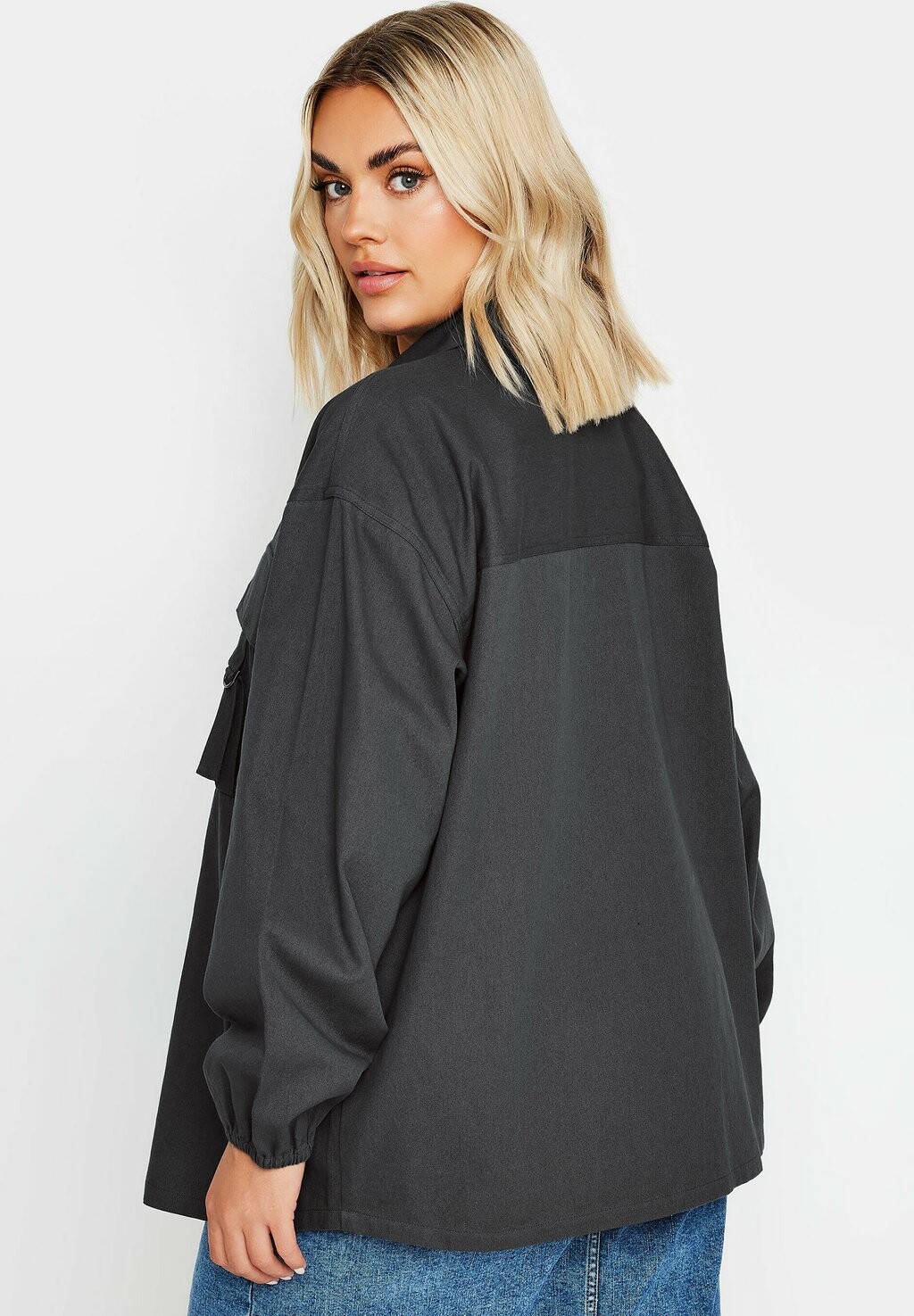 

Легкая куртка UTILITY Yours Clothing, темно-серый