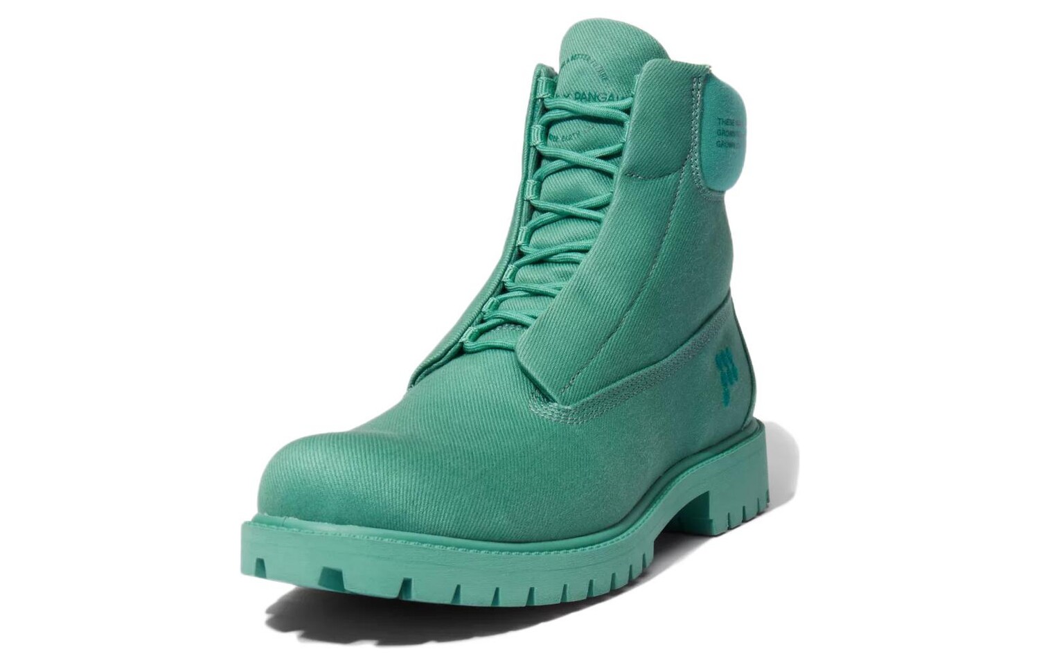 Мужские ботинки Timberland X Pangaia водонепроницаемые, бирюзовый — фото 3