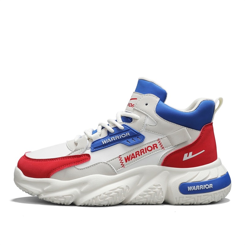 

WARRIOR Кроссовки Chunky мужские высокие Gray/Beige/Red