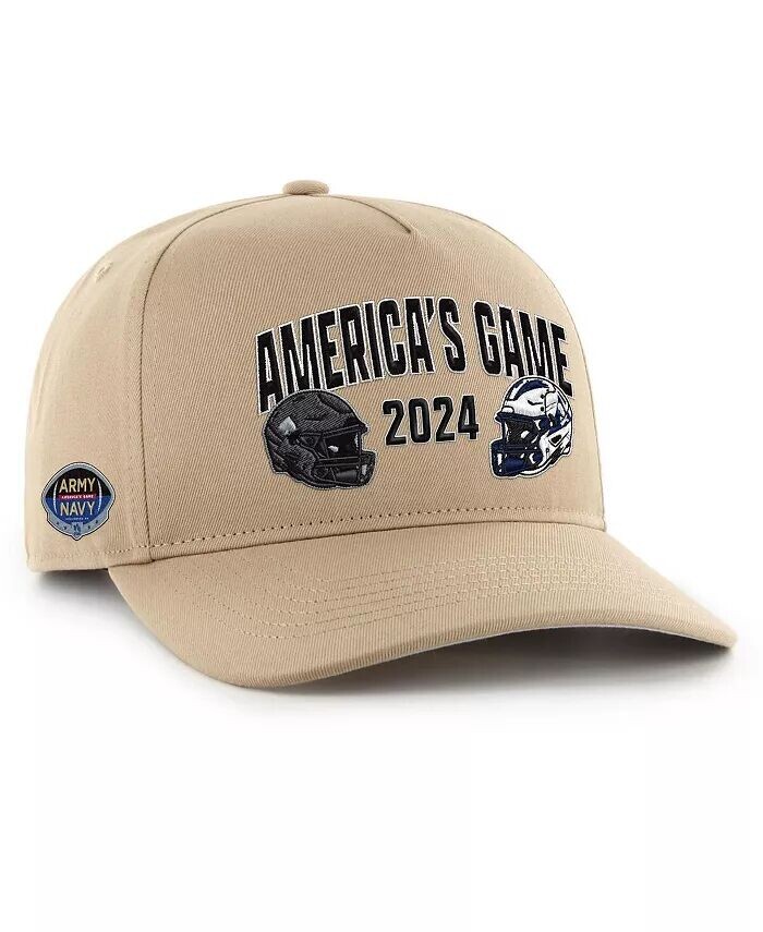 

Мужская хаки армейская черная рыцарская шляпа против Navy Midshipmen 125th Meeting Hitch Adjustable Hat '47 Brand