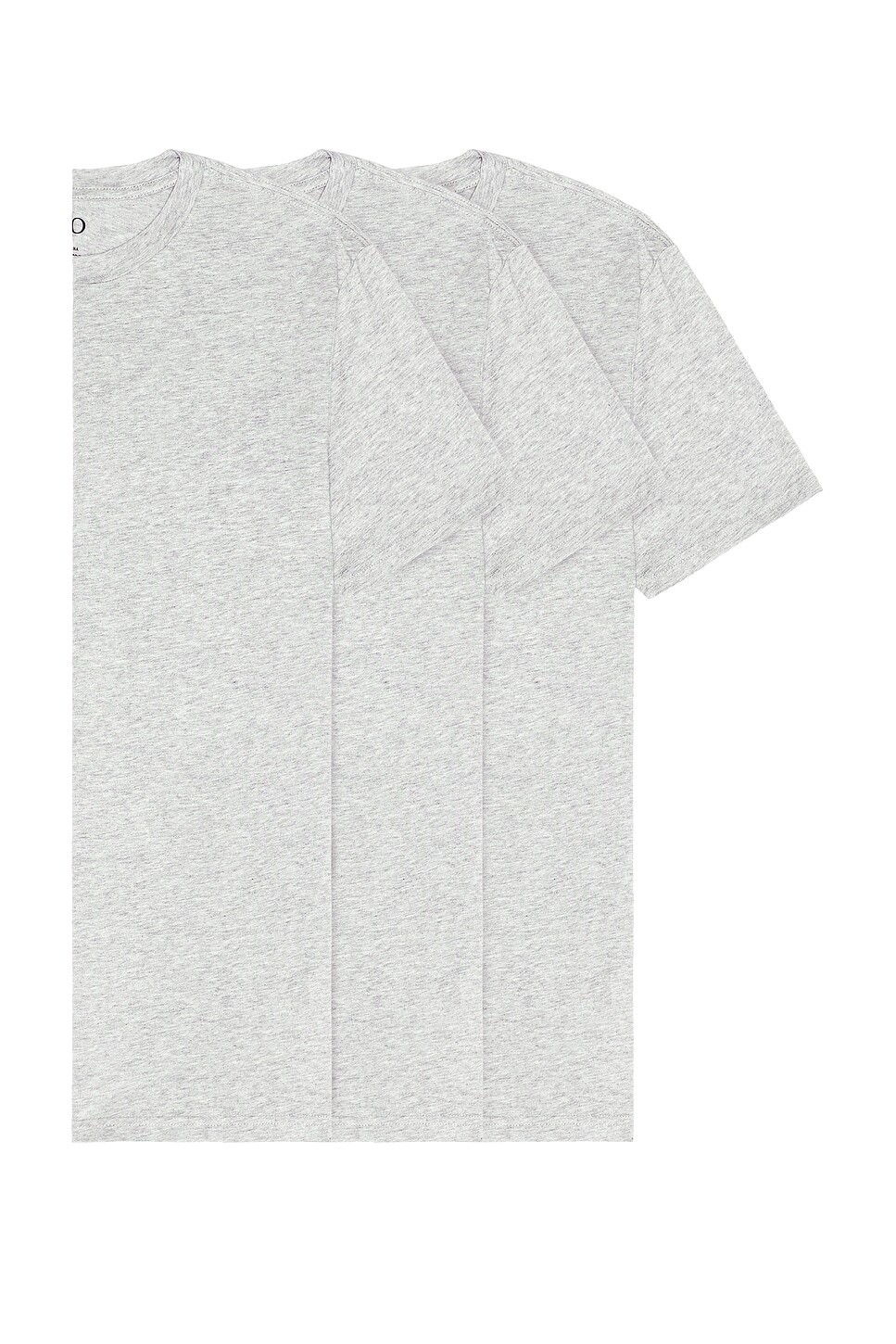 

Стандартная футболка, набор из 3 шт WAO, цвет heather grey