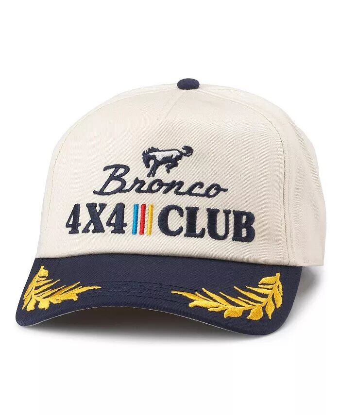 

Мужская натуральная регулируемая кепка Bronco Club Captain American Needle