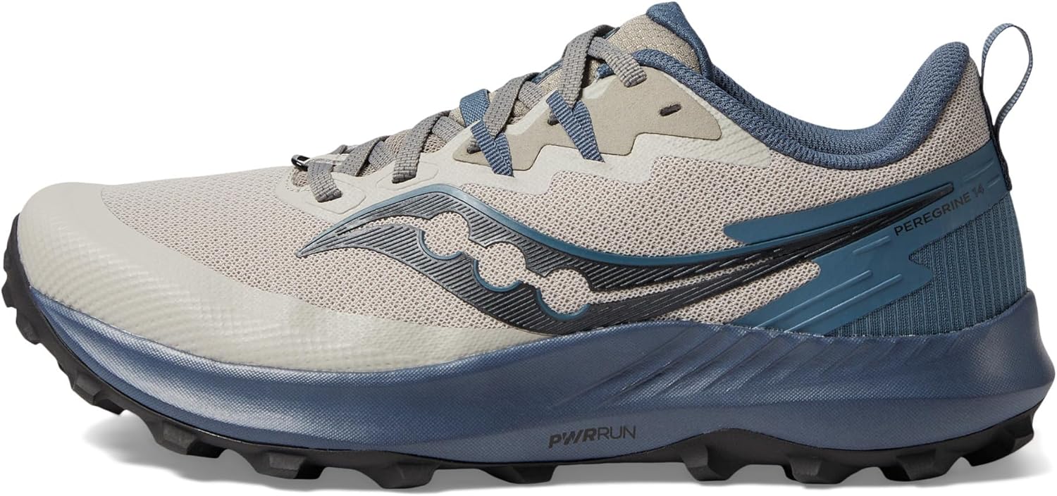 Мужские кроссовки для трейлового бега Saucony Peregrine 14, Dove/Dusk — фото 4