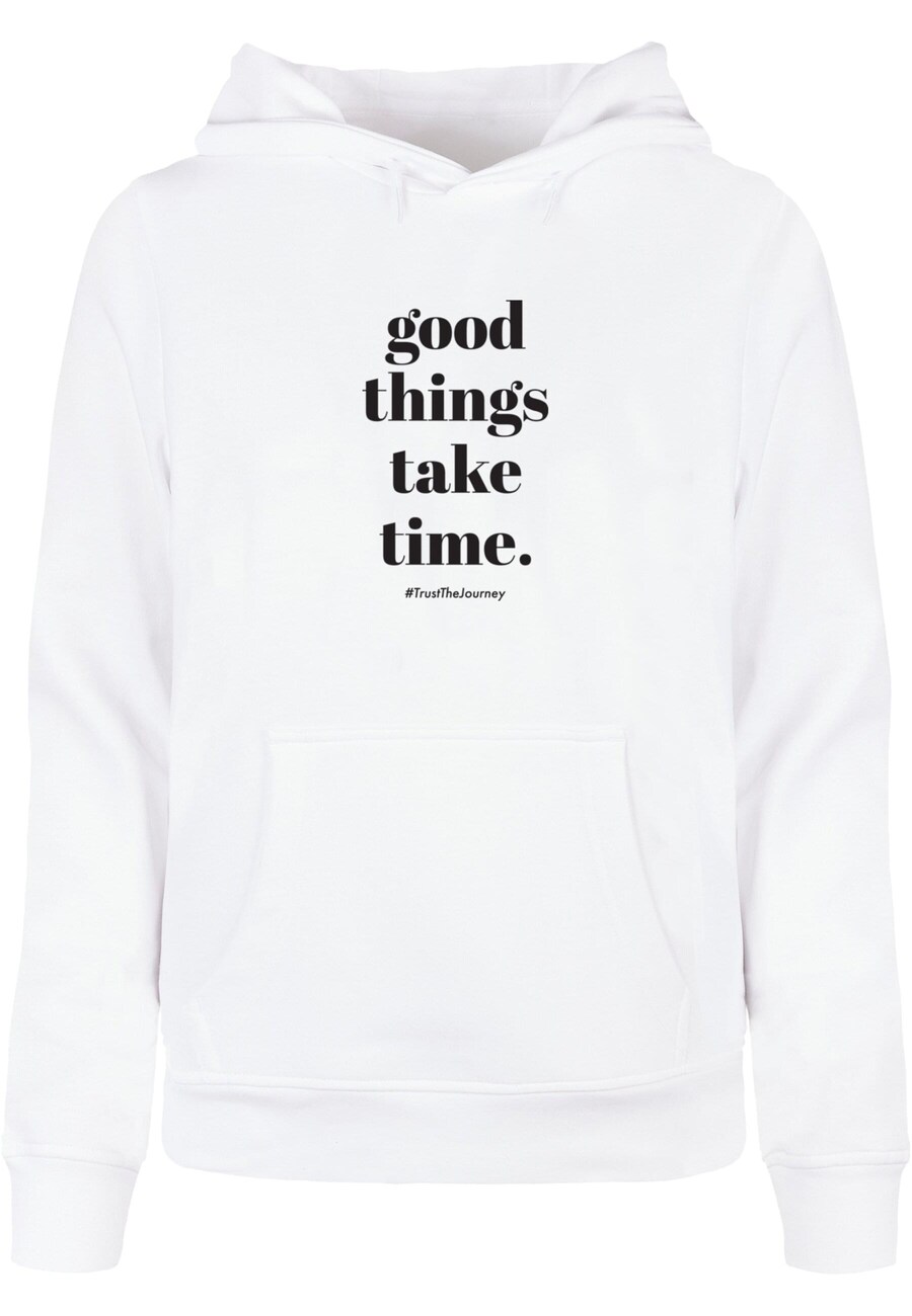 

Толстовка Merchcode GOOD THINGS TAKE TIME, белый