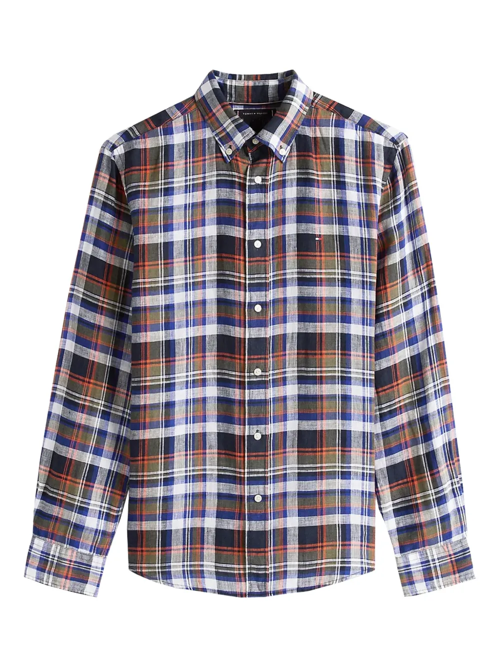 

Льняная рубашка Tommy Hilfiger, синий