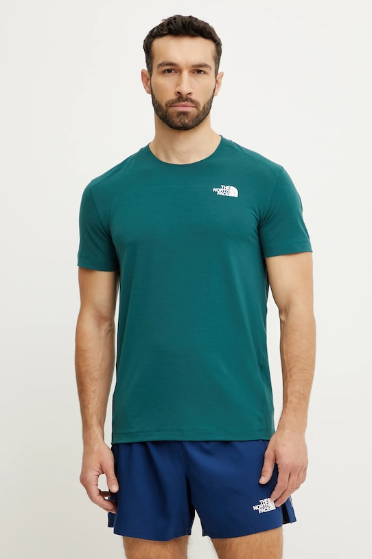 

Футболка спортивная Lightning Alpine The North Face, зеленый