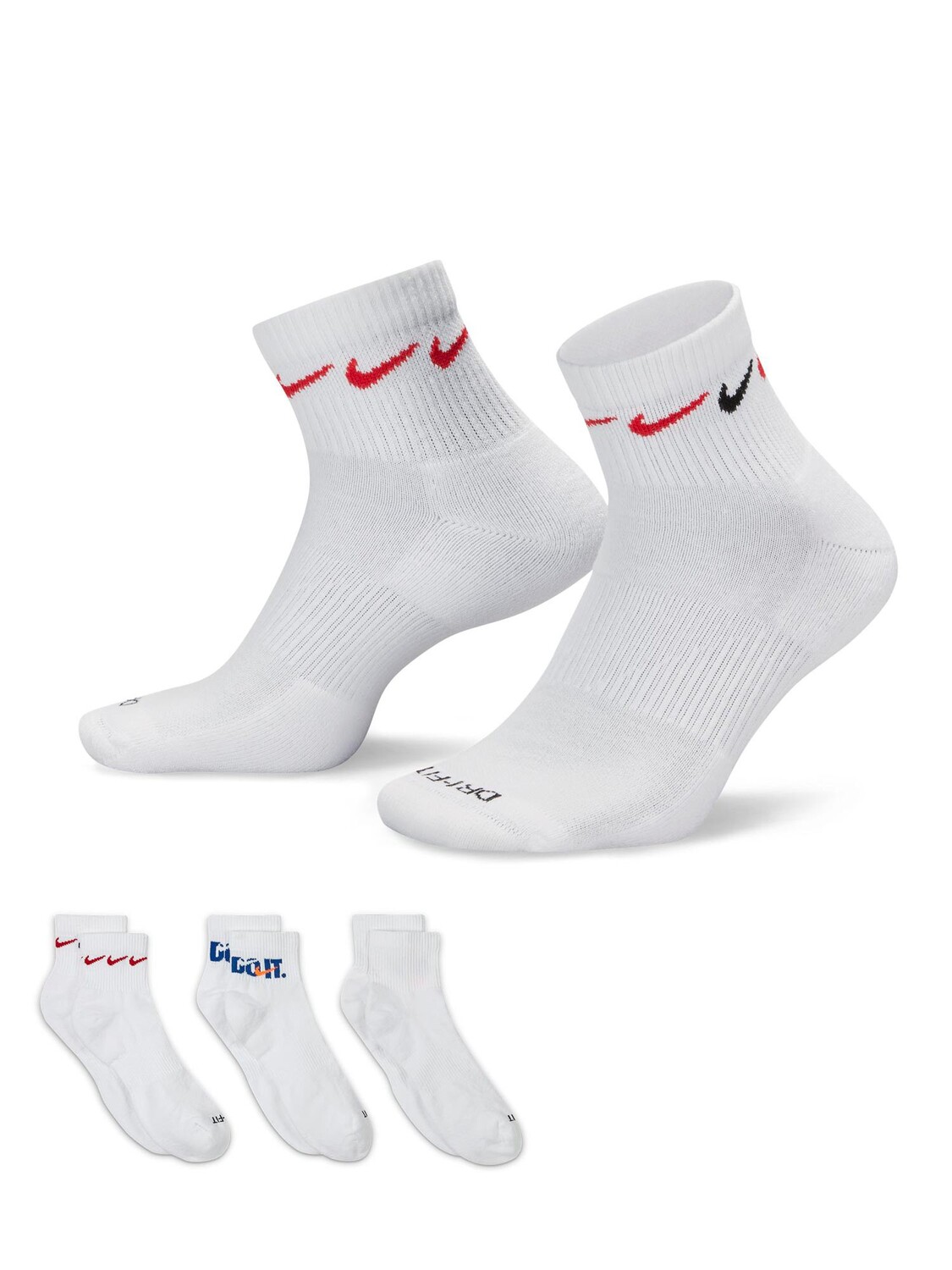 

Носки Nike U EVERYDAY PLUS CUSH ANKLE, белый
