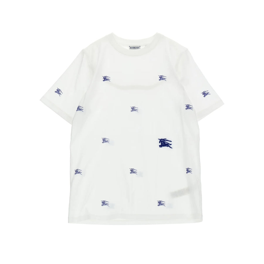 

Burberry Kids EKD Футболка с круглым вырезом, белый