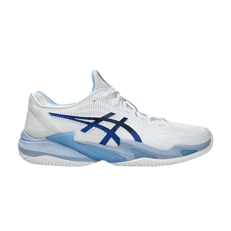 

Кроссовки ASICS Court FF 3 Novak Clay 'White Tuna Blue', белый