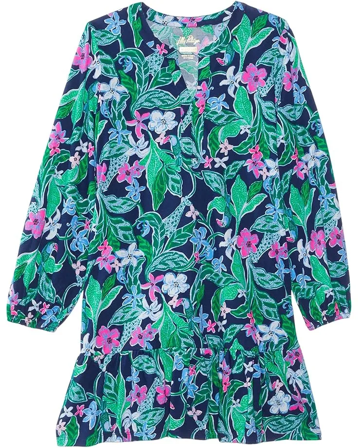 Платье Lilly Pulitzer Kids Mini Alyssa Dress (Toddler/Little Kid/Big Kid), Multi Untamed