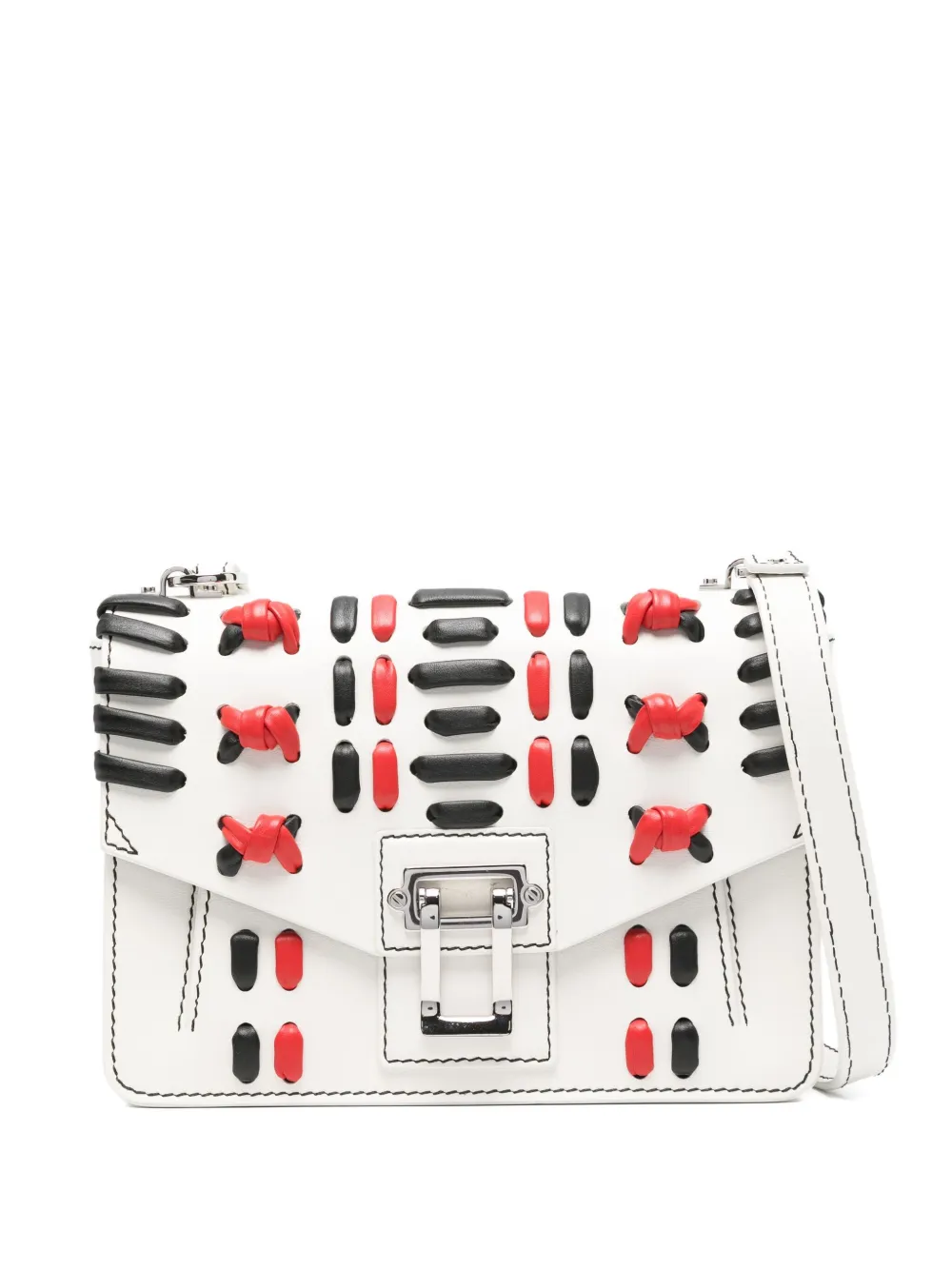 

Сумка с вышивкой на плечо Proenza Schouler, белый