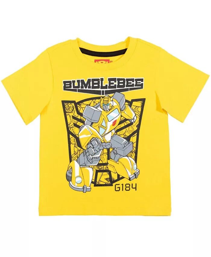Комплект из 3 футболок для мальчиков Bumblebee Optimus Prime Transformers, мультиколор — фото 4
