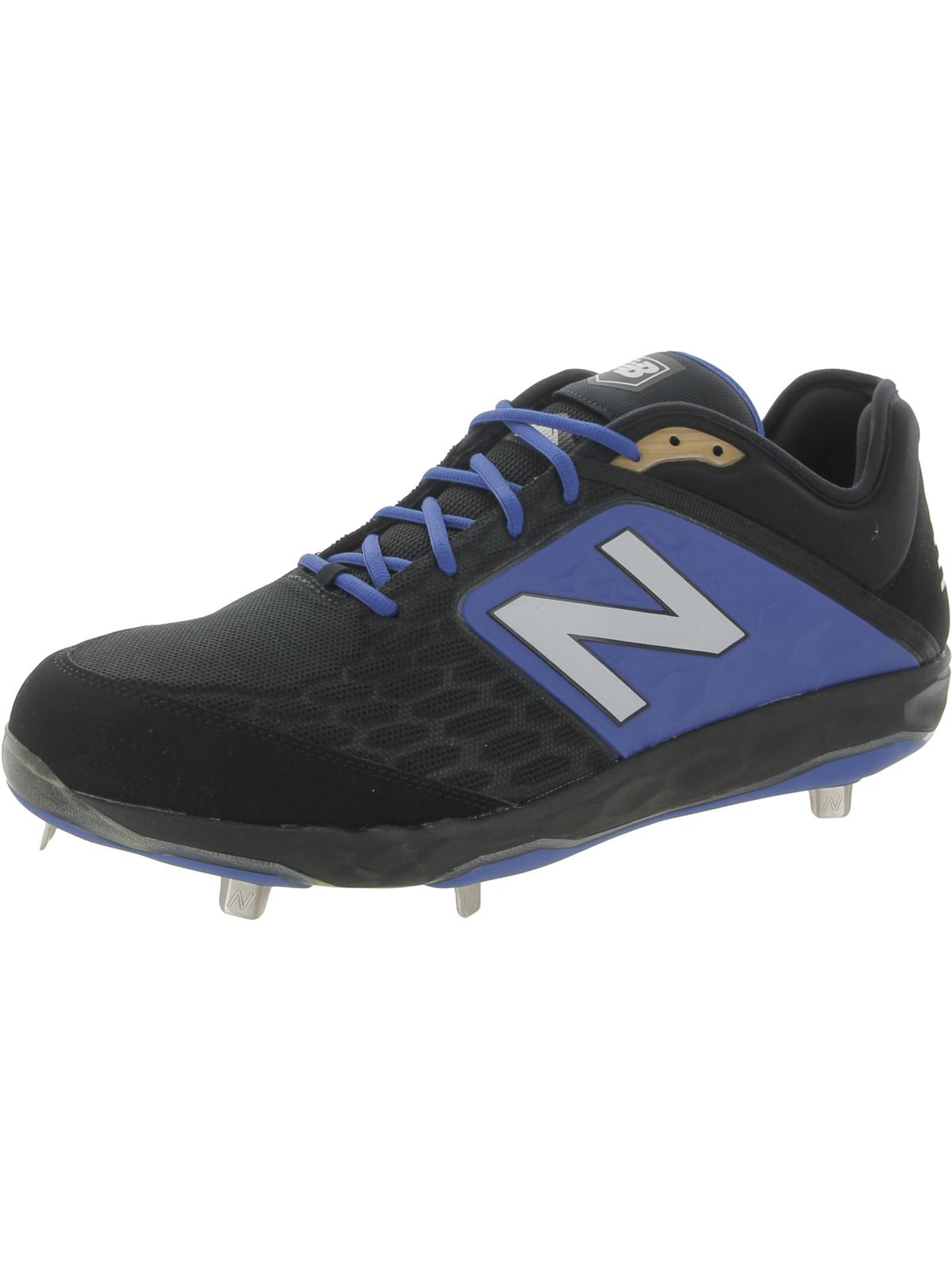 

3000v4 Мужские Комфортные Металлические Бутсы New Balance, черный/синий