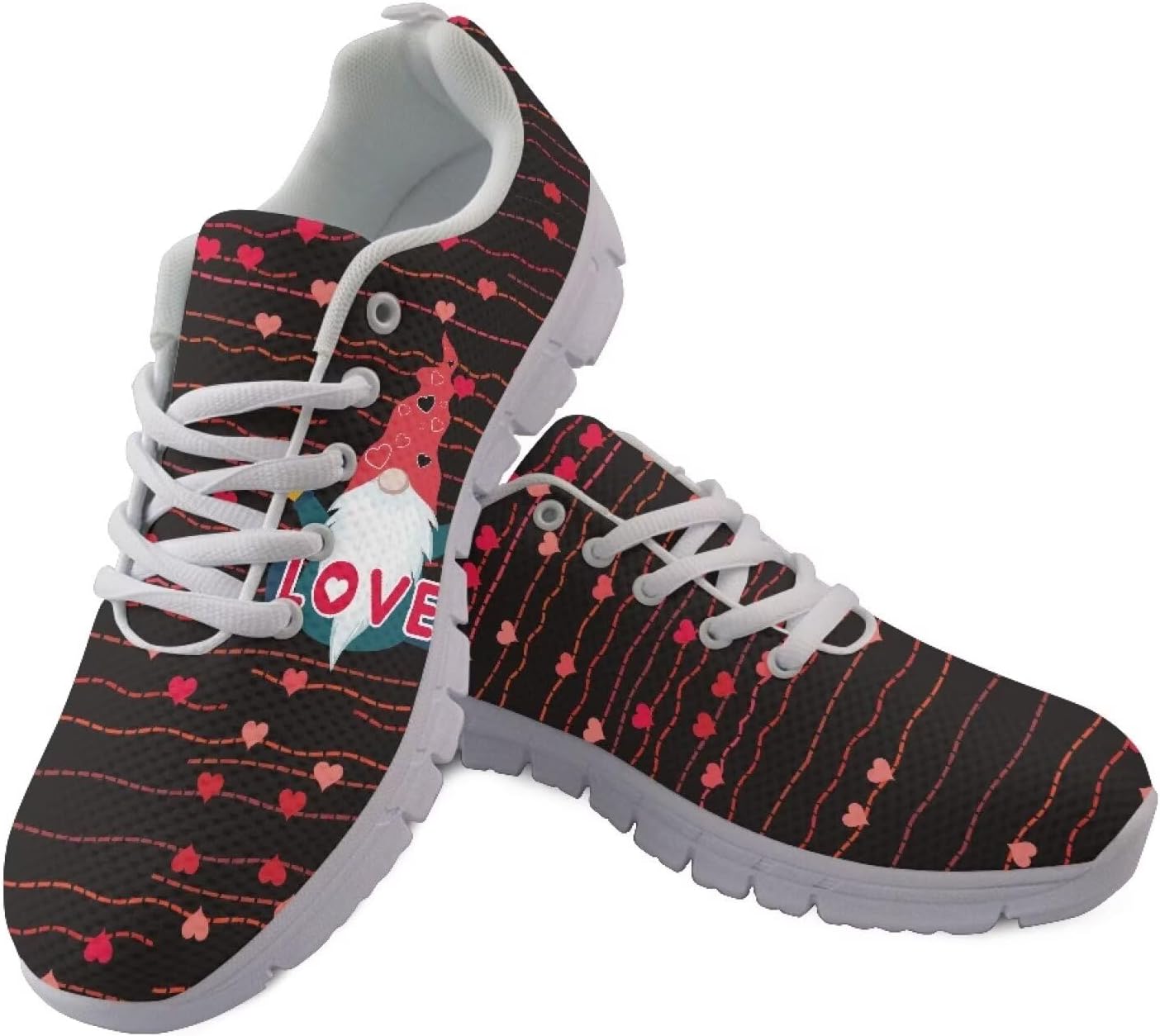 

Кроссовки GIFTPUZZ для женщин и мужчин, спортивные тренировочные обувь для бега и ходьбы, легкие дышащие кроссовки, Love