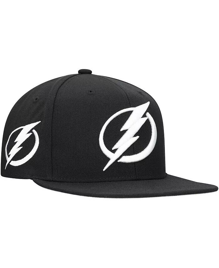 

Мужская черная бейсболка Tampa Bay Lightning Team Snapback Mitchell & Ness