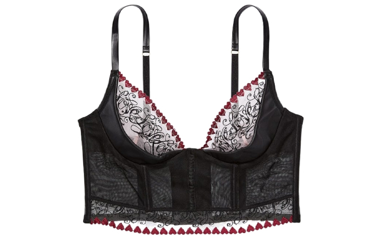 

Бюстгальтер Victoria's Secret женский розовый с принтом